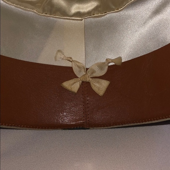 Mallory 1950s Brown Beaver Fedora (7-1/8) - Picture 8 of 12